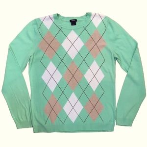 IZOD Argyle Light Sweater